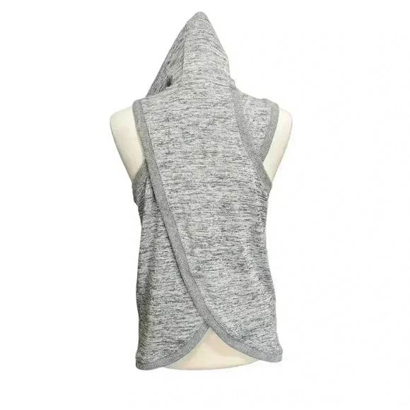 90 Degree by Reflex Athletic Gray Full Zip Hoodie Vest Size S - Picture 5 of 7